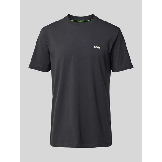 T-shirt z detalem z logo ze sklepu Peek&Cloppenburg  w kategorii T-shirty męskie - zdjęcie 171301767