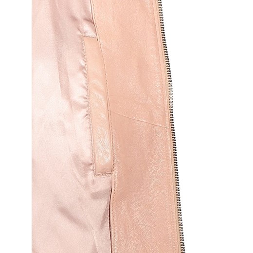 Apple of Eden Skórzana kurtka w kolorze jasnoróżowym 42 Limango Polska okazja