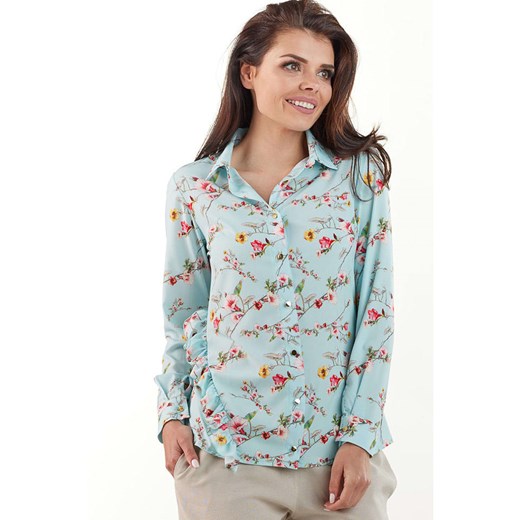 INFINITE YOU Bluzka w kolorze miętowym ze sklepu Limango Polska w kategorii Koszule damskie - zdjęcie 171302108