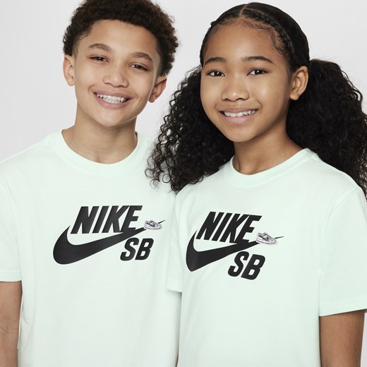 T-shirt dla dużych dzieci Nike SB - Zieleń Nike XS Nike poland