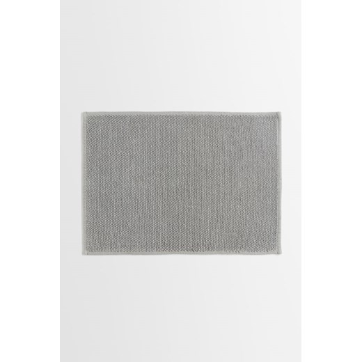 H & M - Bawełniany dywanik łazienkowy - Szary ze sklepu H&M w kategorii Dywaniki łazienkowe - zdjęcie 171302706