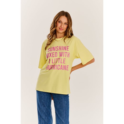 T-shirt Sunshine & Hurricane S/M ze sklepu NAOKO w kategorii Bluzki damskie - zdjęcie 171304339