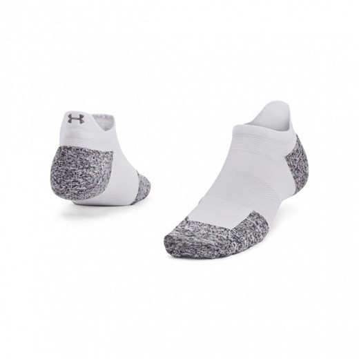 Skarpetki do biegania uniseks Under Armour UA AD Run Cushion 1pk NS Tab - białe Under Armour XL Sportstylestory.com