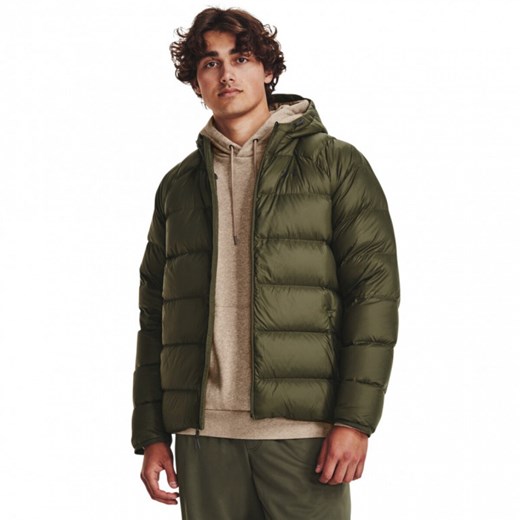 Męska kurtka z puchem naturalnym Under Armour UA Storm Armour Down 2.0 Jkt - oliwkowa/khaki ze sklepu Sportstylestory.com w kategorii Kurtki męskie - zdjęcie 171307646