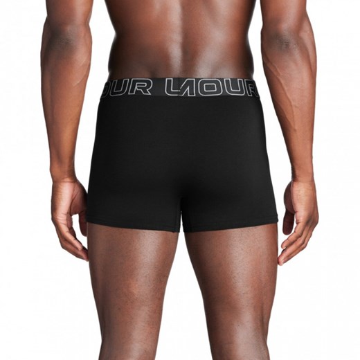 Męska bielizna treningowa (3-pack) Under Armour M UA Perf Cotton 3in - czarna ze sklepu Sportstylestory.com w kategorii Majtki męskie - zdjęcie 171308798