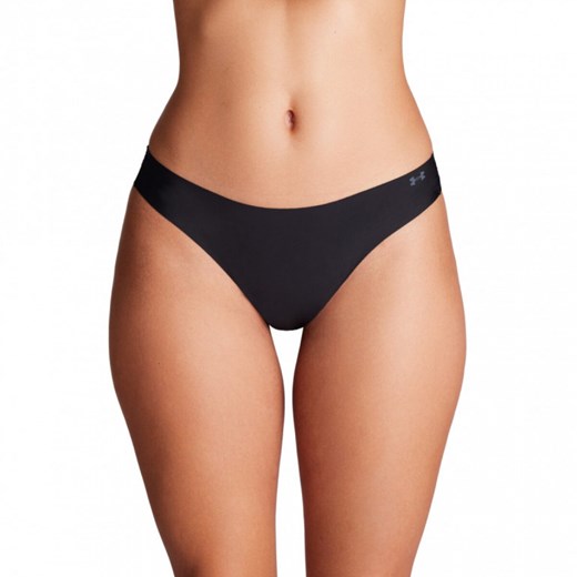 Damska bielizna treningowa (3-pack) Under Armour UA Pure Stretch NS Thong - czarna ze sklepu Sportstylestory.com w kategorii Majtki damskie - zdjęcie 171308806