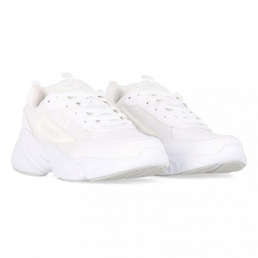 Buty sportowe damskie Fila sneakersy białe wiązane płaskie 