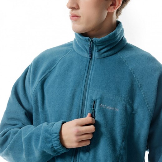 Męski polar rozpinany Columbia Fast Trek II Full Zip Fleece - niebieski Columbia L Sportstylestory.com