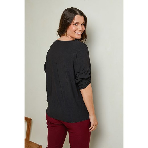 Curvy Lady Bluzka w kolorze czarnym Curvy Lady 48/50 Limango Polska okazja