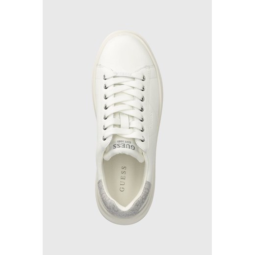 Buty sportowe damskie Guess sneakersy białe na platformie 