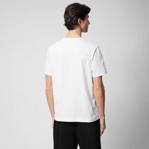 T-shirt męski biały Outhorn bawełniany 