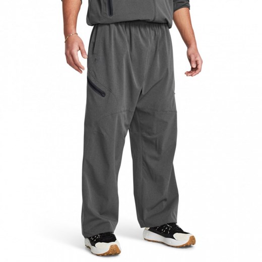 Męskie spodnie treningowe Under Armour UA Unstoppable Airvent Cargo - szare ze sklepu Sportstylestory.com w kategorii Spodnie męskie - zdjęcie 171316709