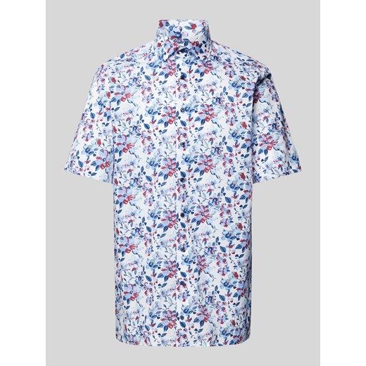 Koszula biznesowa o kroju modern fit z kołnierzykiem typu kent model ‘Bergamo’ ze sklepu Peek&Cloppenburg  w kategorii Koszule męskie - zdjęcie 171317079