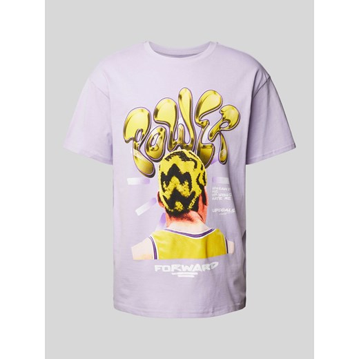 T-shirt o kroju oversized z nadrukiem z motywem i napisem ze sklepu Peek&Cloppenburg  w kategorii T-shirty męskie - zdjęcie 171317086