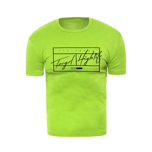 koszulka 483a - zielona ze sklepu Risardi w kategorii T-shirty męskie - zdjęcie 171317275