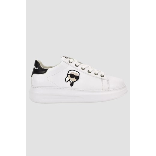 KARL LAGERFELD Białe sneakersy Kapri Nft Lo Lace, Rozmiar 38 ze sklepu outfit.pl w kategorii Buty sportowe damskie - zdjęcie 171318589