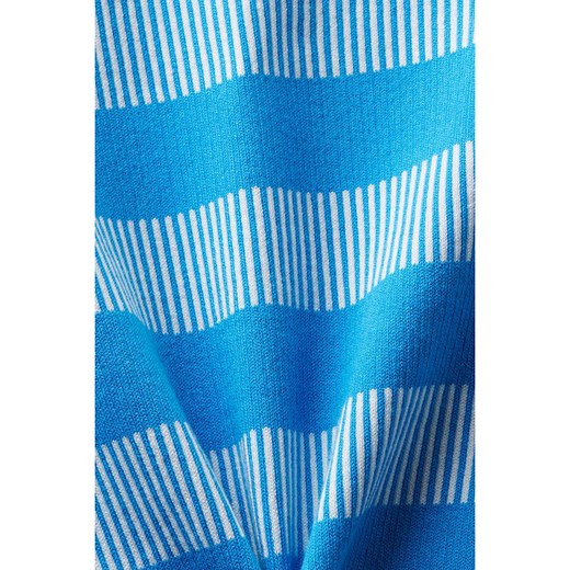 ESPRIT Sweter w kolorze niebiesko-białym Esprit M wyprzedaż Limango Polska