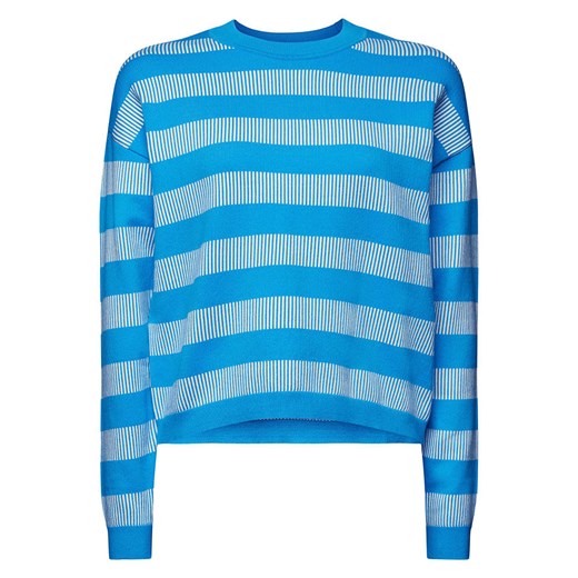 ESPRIT Sweter w kolorze niebiesko-białym Esprit M okazja Limango Polska