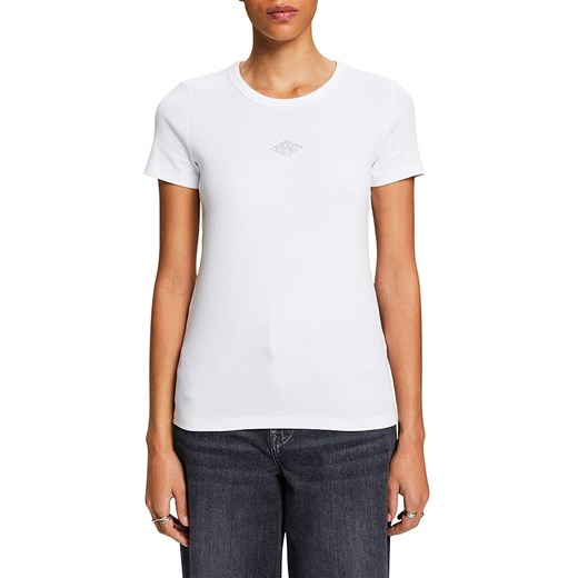 ESPRIT Koszulka w kolorze białym ze sklepu Limango Polska w kategorii Bluzki damskie - zdjęcie 171320806