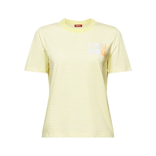 ESPRIT Koszulka w kolorze żółto-białym Esprit XS okazja Limango Polska