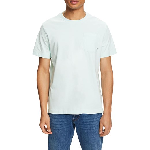 ESPRIT Koszulka w kolorze błękitnym ze sklepu Limango Polska w kategorii T-shirty męskie - zdjęcie 171320949