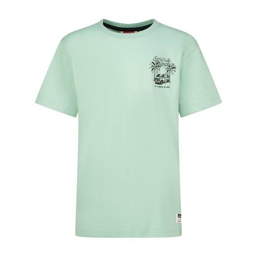 Vingino Koszulka &quot;Hatsa&quot; w kolorze jasnozielonym ze sklepu Limango Polska w kategorii T-shirty chłopięce - zdjęcie 171321085