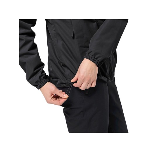 Jack Wolfskin Kurtka przeciwdeszczowa &quot;Stormy Point&quot; w kolorze czarnym Jack Wolfskin S okazja Limango Polska