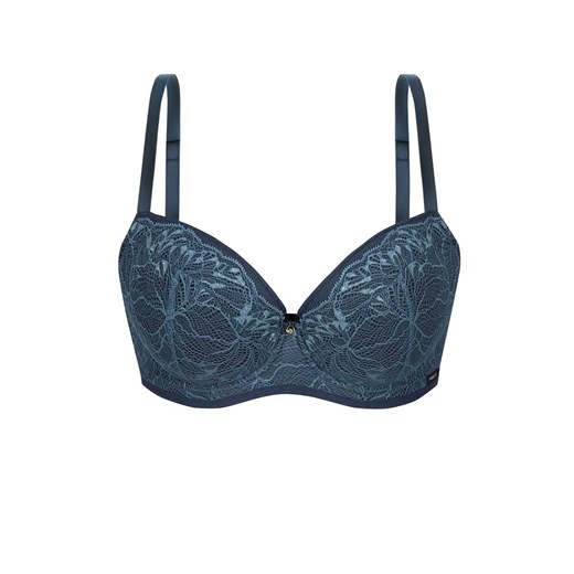 Biustonosz koronkowy usztywniany padded Dolores BF25, Kolor turkusowy, Rozmiar 70D, Mefemi ze sklepu Intymna w kategorii Biustonosze - zdjęcie 171324719