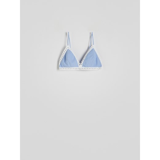 Reserved - Bieliźniany top - niebieski Reserved L Reserved