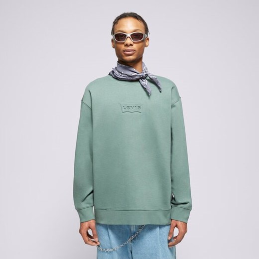 LEVI&#039;S BLUZA RELAXD GRAPHIC CREW GREENS ze sklepu Sizeer w kategorii Bluzy męskie - zdjęcie 171328527