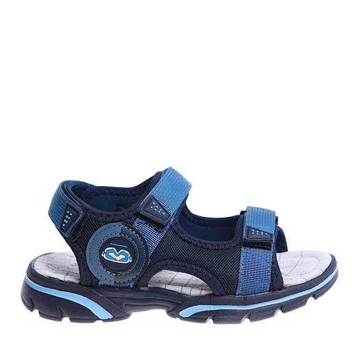 Granatowe sandały chłopięce na rzepy /F4-2 16036 T187/ ze sklepu Pantofelek24.pl w kategorii Sandały dziecięce - zdjęcie 171328629
