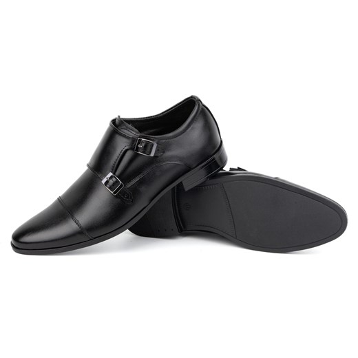 Skórzane buty wizytowe Monki 306LU czarne Buty Olivier 39 butyolivier
