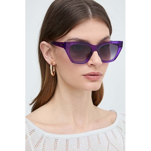 Tous okulary przeciwsłoneczne damskie kolor fioletowy STOB85_5303GB ze sklepu ANSWEAR.com w kategorii Okulary przeciwsłoneczne damskie - zdjęcie 171330367