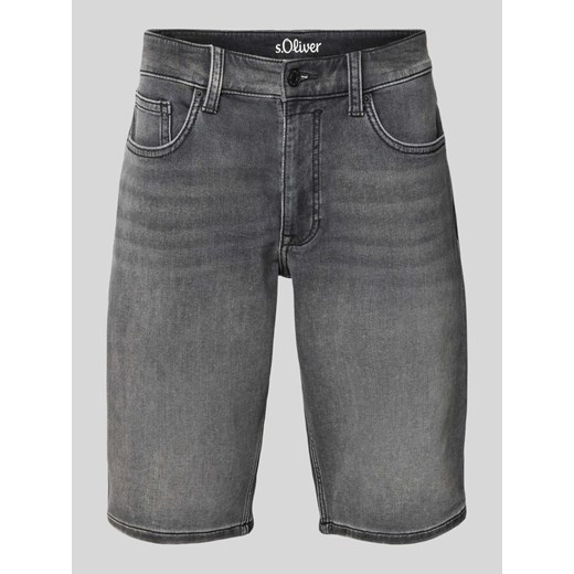 Szorty jeansowe o kroju regular fit z 5 kieszeniami ze sklepu Peek&Cloppenburg  w kategorii Spodenki męskie - zdjęcie 171330867