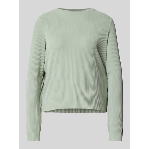 Bluzka z długim rękawem i fakturowanym wzorem ze sklepu Peek&Cloppenburg  w kategorii Bluzki damskie - zdjęcie 171330989