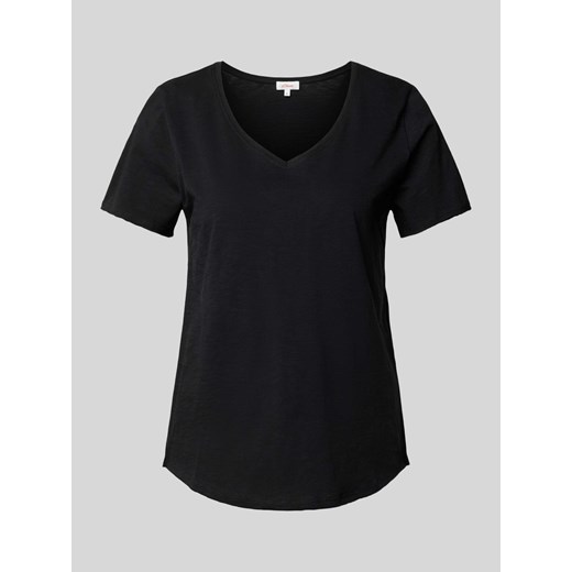 T-shirt z dekoltem w serek ze sklepu Peek&Cloppenburg  w kategorii Bluzki damskie - zdjęcie 171331085