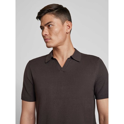 Koszulka polo o kroju slim fit z dekoltem w serek model ‘TELLER’ Selected Homme XXL Peek&Cloppenburg 
