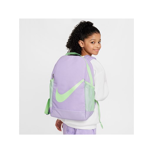 Plecak dziecięcy Nike Brasilia (18 l) - Fiolet ze sklepu Nike poland w kategorii Plecaki dla dzieci - zdjęcie 171331529
