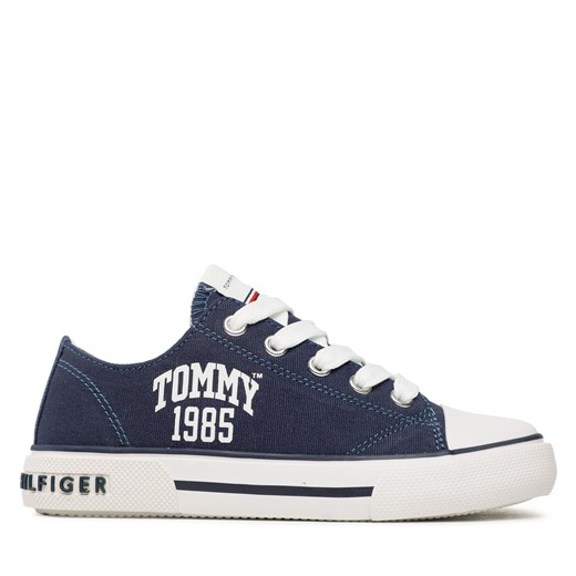 Trampki Tommy Hilfiger Varisty Low Cut Lace-Up Sneaker T3X9-32833-0890 M Blue Tommy Hilfiger 33 okazyjna cena eobuwie.pl