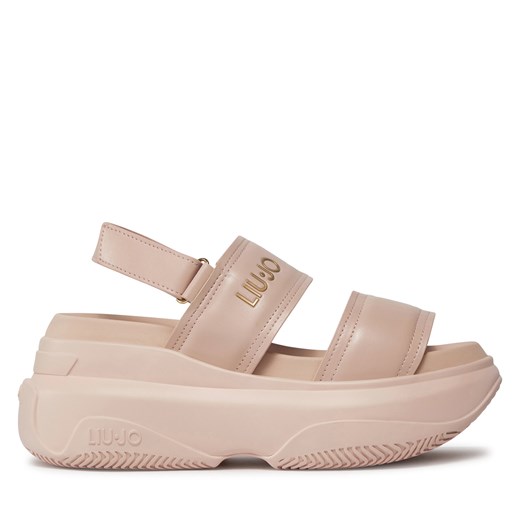 Sandały Liu Jo June Sandal 09 BA4029 EX014 Różowy ze sklepu eobuwie.pl w kategorii Sandały damskie - zdjęcie 171331876