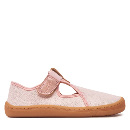 Tenisówki Froddo Barefoot Canvas T G1700380-3 D Pink Shine 3 ze sklepu eobuwie.pl w kategorii Półbuty dziecięce - zdjęcie 171332565