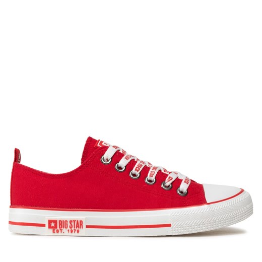 Trampki Big Star Shoes KK274104 Red ze sklepu eobuwie.pl w kategorii Trampki damskie - zdjęcie 171333558