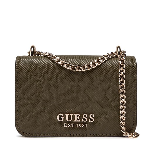 Torebka Guess Alexie (VB) Mini Bags HWVG84 16770 Khaki ze sklepu eobuwie.pl w kategorii Kopertówki - zdjęcie 171333866