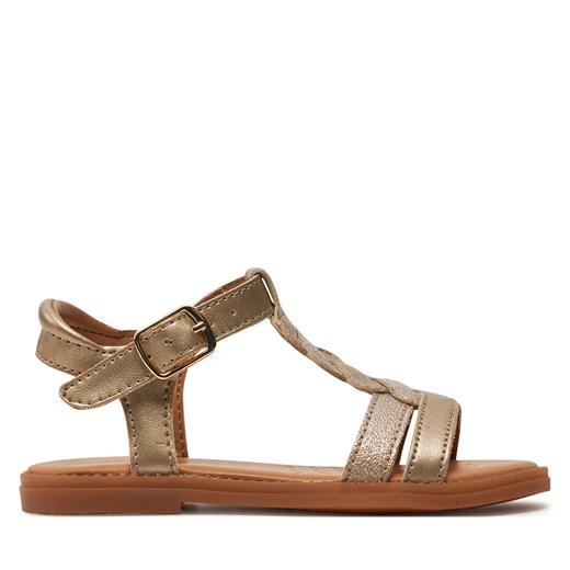 Sandały Geox J Sandal Karly Girl J4535H 0NFQD C2010 M Złoty ze sklepu eobuwie.pl w kategorii Sandały dziecięce - zdjęcie 171334829