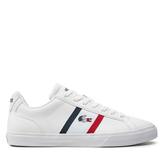 Sneakersy Lacoste Lerond Pro Leather 745CMA0055 Wht/Nvy/Re 407 Lacoste 44 eobuwie.pl