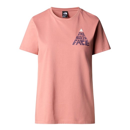 Koszulka The North Face Mountain Play 0A87ESNXQ1 - różowa ze sklepu streetstyle24.pl w kategorii Bluzki damskie - zdjęcie 171337935