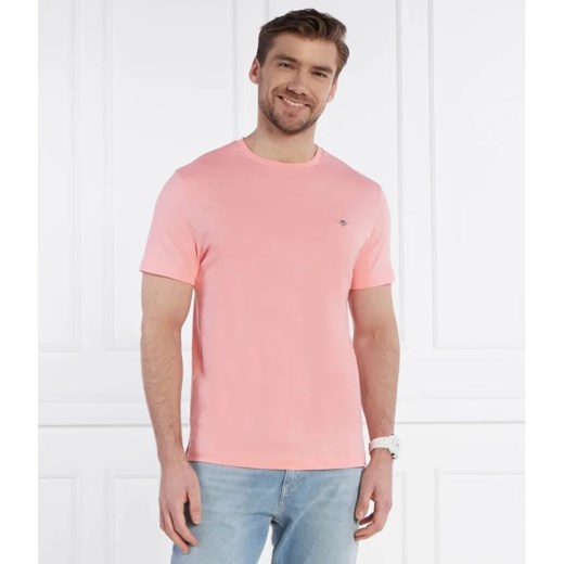 T-shirt męski różowy Gant 