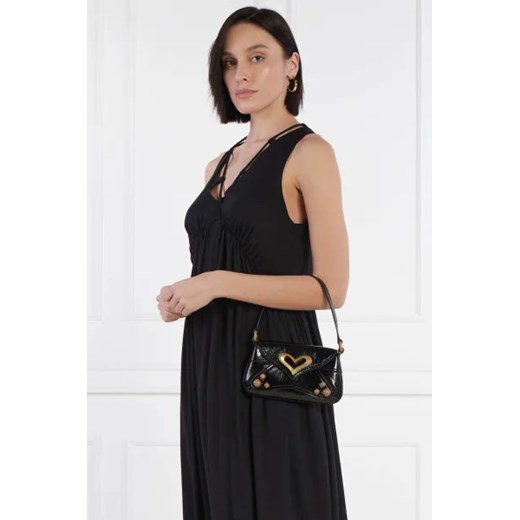 Pinko Skórzana torebka na ramię BABY NAPLACK VINT Pinko OS Gomez Fashion Store