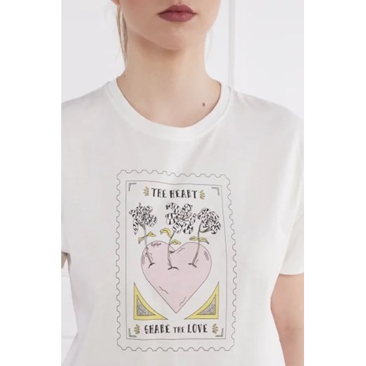 TWINSET T-shirt PINK HEART | Regular Fit Twinset S Gomez Fashion Store