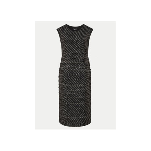 DKNY Sukienka koktajlowa P4ADEWPO Czarny Regular Fit ze sklepu MODIVO w kategorii Sukienki - zdjęcie 171342016